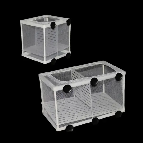 Aquarium Fisch Zucht Züchter Box Baby Fisch Brüterei Isolation Net Aquarium Inkubator Box Hängen Aquarium Zubehör Liefert