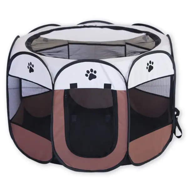 Tragbares, faltbares Katzenzelt, Katzenhaus, tragbar, zusammenklappbar, für Outdoor-Reisen, Haustierzelt, Katzen-/Hundekäfig, einfache Bedienung, große Katzen-/Hundezäune - Image 23