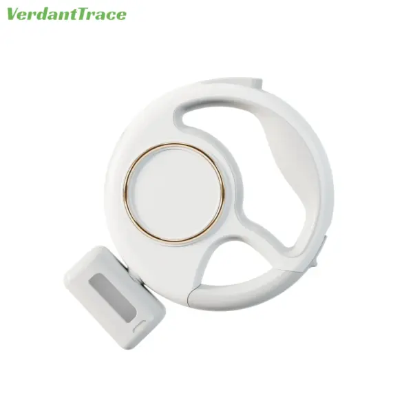 Retractable Dog Leash Reflective Rope Safety Release Built-in Poop Bag Holder Long Battery Life U-Shaped Safety Release for Pet - Image 6