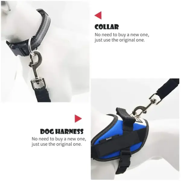 Einstellbare Haustier Katze Hund Auto Sitz Gürtel Haustier Sitz Fahrzeug Hundegeschirr Blei Clip Sicherheitshebel Traktion Hundehalsbänder Hund Zubehör - Image 4