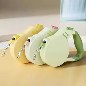 Retractable Pet Leash for Small Medium Dogs Cats – Heavy Duty, Shock-Absorbing, Tangle-Free, Adjustable, Strong & Durable Leash
