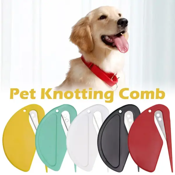 Neue Katze Hund Kamm Haustier offenen Knoten Kamm Katze Welpen Haar Fell Schuppen Pflege Trimmer Kamm Kamm Katze Bürste - Image 16
