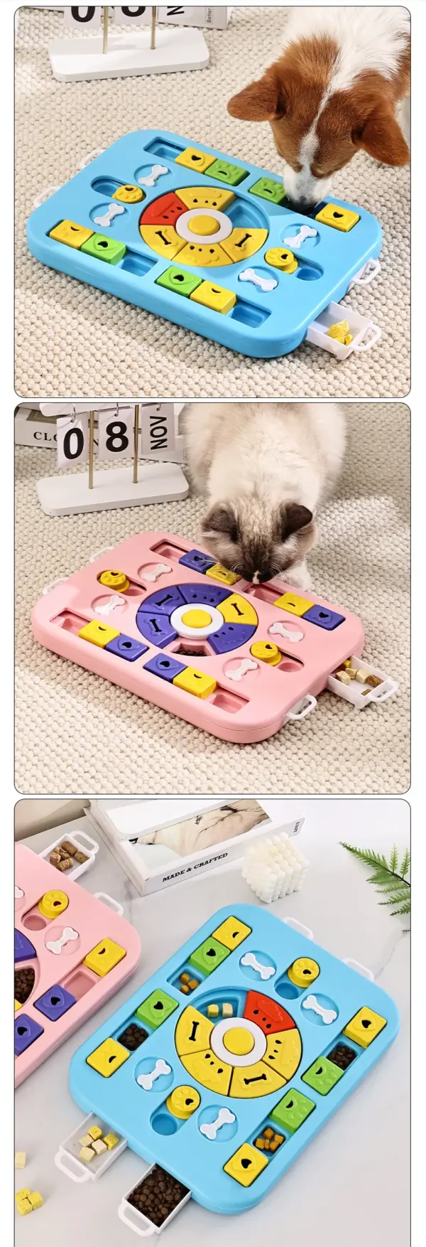 Hundespielzeug für Welpen, interaktives Hundespielzeug für das Training, Hundeanreicherungsspielzeug für große, mittelgroße und kleine intelligente Hunde, Haustier-Puzzles - Image 18
