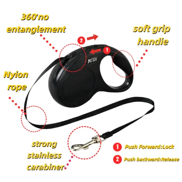 Dog Leash Automatic Retractable Pet Leash For Small Medium Dogs Cat Lead Extend Outdoor Walking Traction Rope Chihuahua Supplies - Image 14