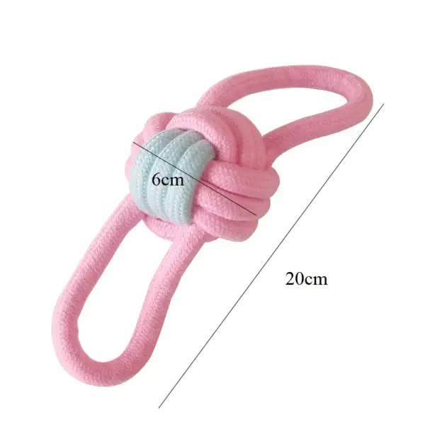 Hundespielzeug für kleine Hunde, Kauspielzeug, großes Haustierzubehör, Zähneknirschen, Baumwollseil, Training, Intelligenz, Ball, Heimtierbedarf - Image 17
