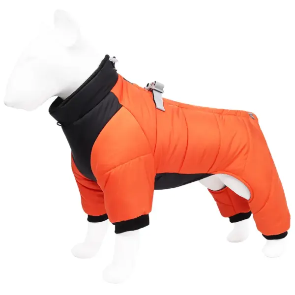 Dog Clothes Four Feet Clothing Warm Winter Coat Reflective Rainproof Dog Clothes Windproof Overall for Dogs Pet Cotton Clothes - Image 10