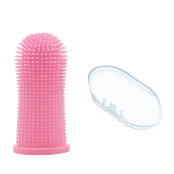 Hund Super Weiche Haustier Finger Zahnbürste Zähne Reinigung Atem Pflege Ungiftige Silikon Zahnbürste Katze Hund Zahnbürste Haustier Produkte - Image 9