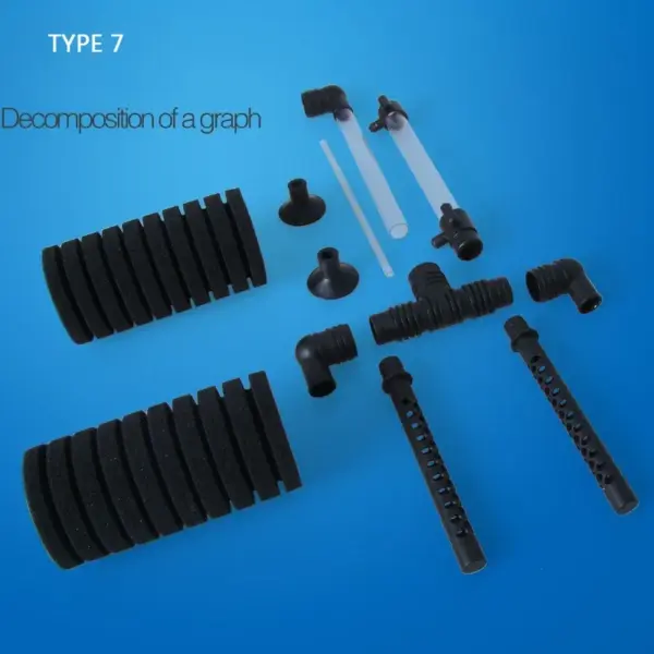 Aquarium Filter Schwamm Aquarium Fisch Luftpumpe Skimmer Biochemischer Schwamm Filterfiltration Aquatische Wasserreinigung - Image 6