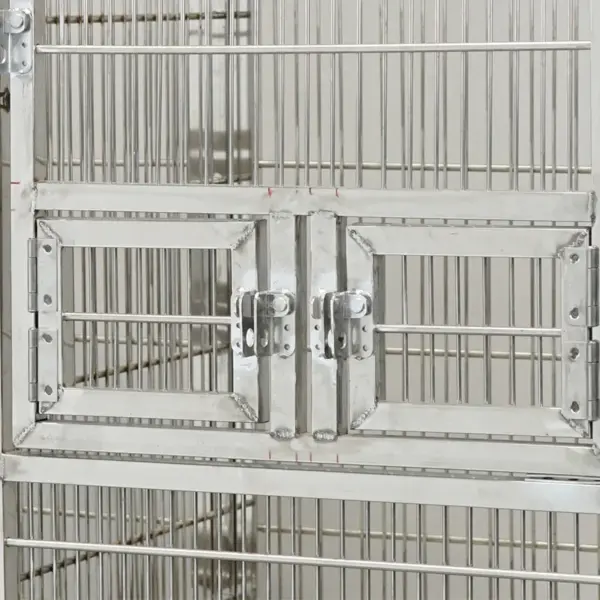 Love Bird Double Cage Stainless Steel Large Vintage Bird Cage Jaulas De Cotorras Luxury Pet Bird Parrot Macaw Breeding Cage - Image 11