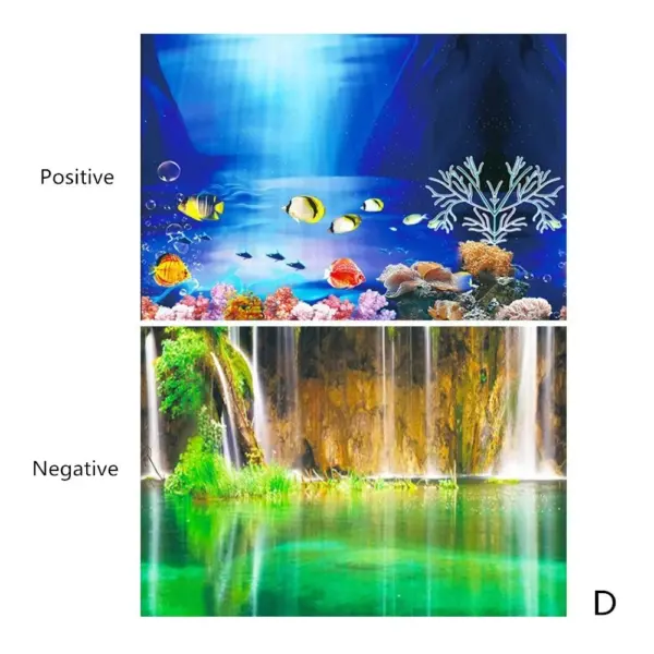 Aquarium Hintergrund Dekoration Aufkleber Aquarium Landschaft Aufkleber Poster Hintergrund für Aquarium Ozean Pflanze Aquascape Malerei - Image 7