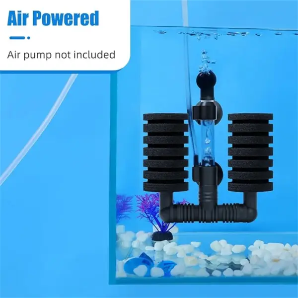 Aquarium Filter For Aquarium Fish Tank Air Pump Skimmer Biochemical Sponge Filter Aquarium Bio Filter Practical - Image 3