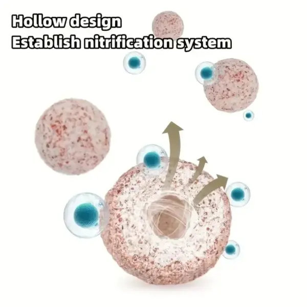 200g Aquarium Quartz Ball Fish Tank Filter Media Hollow Particles Biological Ball Bio Filter for Aquarium Accessories - Image 15