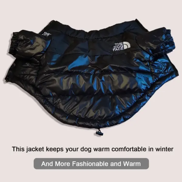 Large Winter Pet Dog Clothes French Bulldog Puppy Warm Windproof Jacket Small Medium Dog Reflective Coat Chihuahua Pet Outfits - Image 4