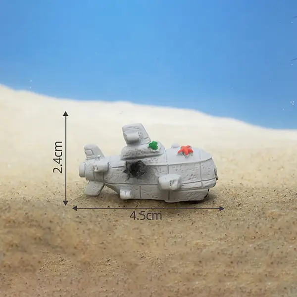 Mini Cute Whale Shark Turtle Aquarium For DIY Fish Tank Micro Landscape Simulated Submarine World Animals Home Desktop Ornament - Image 17