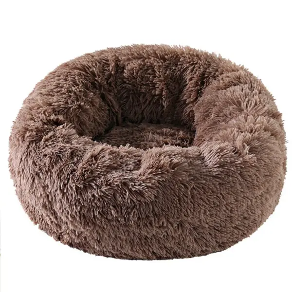 Plüsch-Haustiernest für Zuhause, Winter-Katzennest, Hundenest, warm, abnehmbar und waschbar, rundes Katzennest, Haustierbett, saisonale universelle Dekoration - Image 5