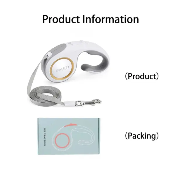 3M 5M Retractable Dog Leash Durable Nylon Pet Walking Leash Automatic Extending Dog Lead Rope for Small Medium Pet - Image 2