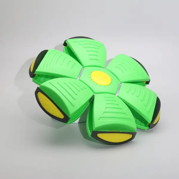 Haustier-Hüpfball, Trittball, fliegende Untertasse, verformter Ball, zwei Formen, hüpfender Hundeball im Freien, Spielzeug, Geschenk - Image 7