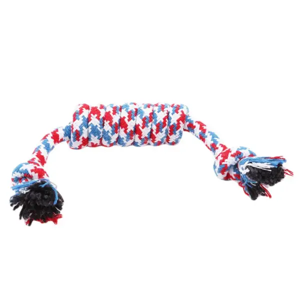 Kauspielzeug für Hunde, Welpe, buntes Baumwollknoten-Spielzeug, Juguetes Para Perro, langlebiges geflochtenes Knochenseil, lustiges Werkzeug, IX dul Apa - Image 2