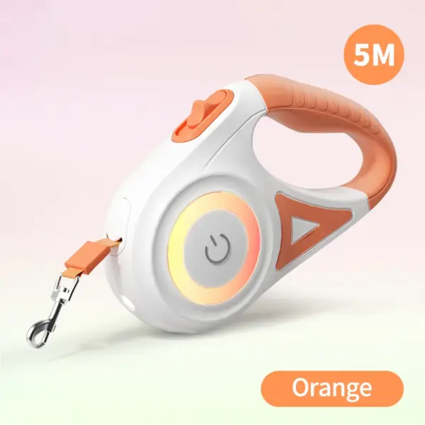 ROJECO 5M Retractable Dog Leash Automatic LED Light Luminous Roulette Leash Rope For Dogs Adjustable Pets Dog Walk Running Leads - Image 8