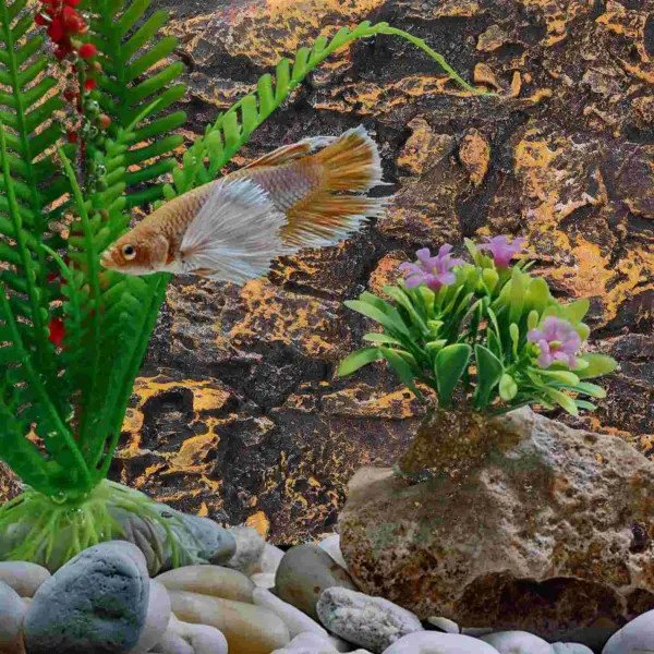 Background Rock Aquarium Backgrounds Reptile Tank Boards Glass Rocks Stone Landscape Photography Fish Pu Terrarium - Image 5