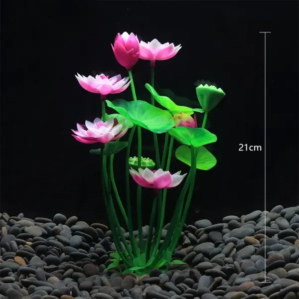 Kunstrasen Aquarium Ornament Pflanzen Wasserpflanze Kunststoff für Aquarium Zubehör Simulation Wasserpflanze - Image 3
