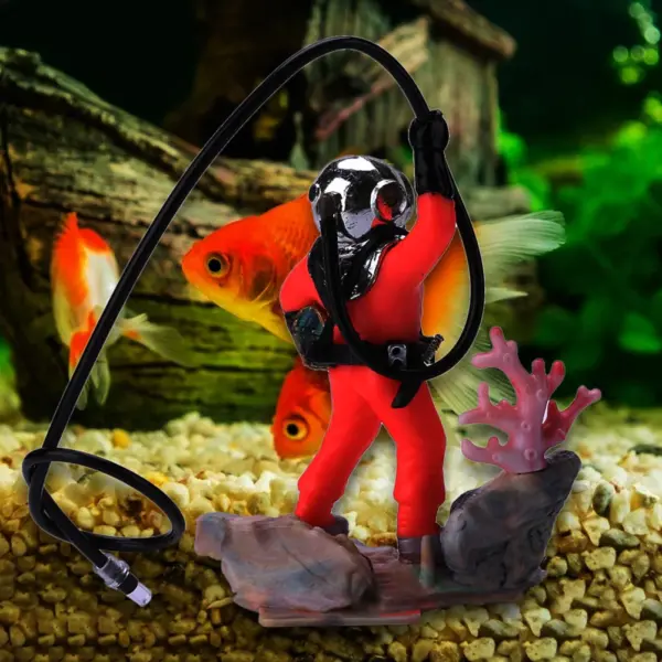 Aquarium Landscaping Oxygen Pneumatic Toy Diver Ecological Fish Tank Decorations - Image 12