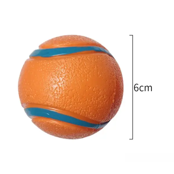 Hundespielzeugball, Hunde-Apportierungsball, Spielzeug, robuster Haustierball, Welpen-Kauspielzeug, fester, elastischer Springball, Haustierzubehör für große, mittelgroße und kleine - Image 8