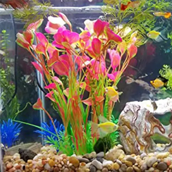 Lifelike Artificial Aquarium Plant Decorations - Vibrant Colors Ideal for All Fish Tanks Enhances Natural Aquatic Ambiance - Image 10