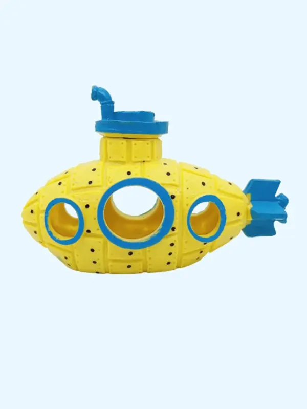 Aquarium Fish Tank Decoration Cave House Hideout Breeding Hatchery Incubator Landscape Ornament With Sunken Submarine - Image 3