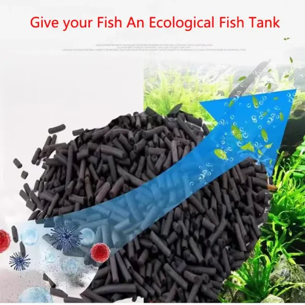 100g/200g/300g/400g/500g Aquarium Filter Activated Carbon Biological Filter Filtration for Fish Tank Aquarium Filter Accessories - Image 6