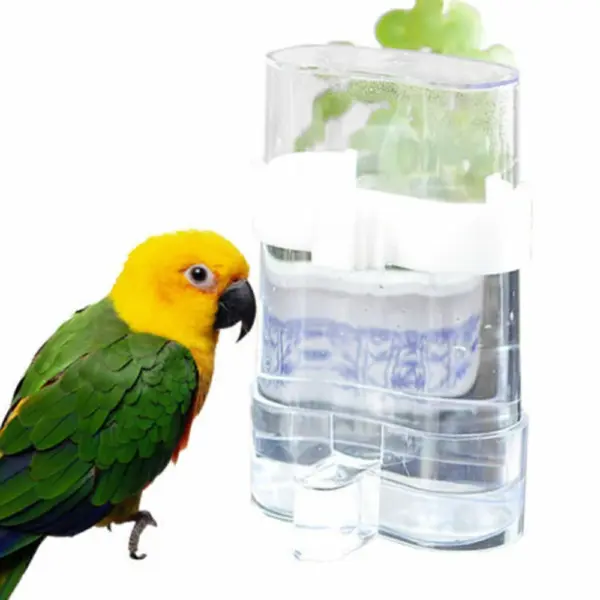 Birds Water Feeders Dispenser Automatic Bird Feeder Parrot Canary Parakeet Cage Food Drinking Feeding Supplies Pet Accessories - Image 9