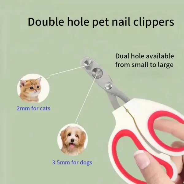 Professionelle Katzen-Nagelknipser für kleine Katzen und Hunde, Edelstahl, Welpenkrallenschneider, Haustier-Nagelpflege-Knipser, Trimmer - Image 2