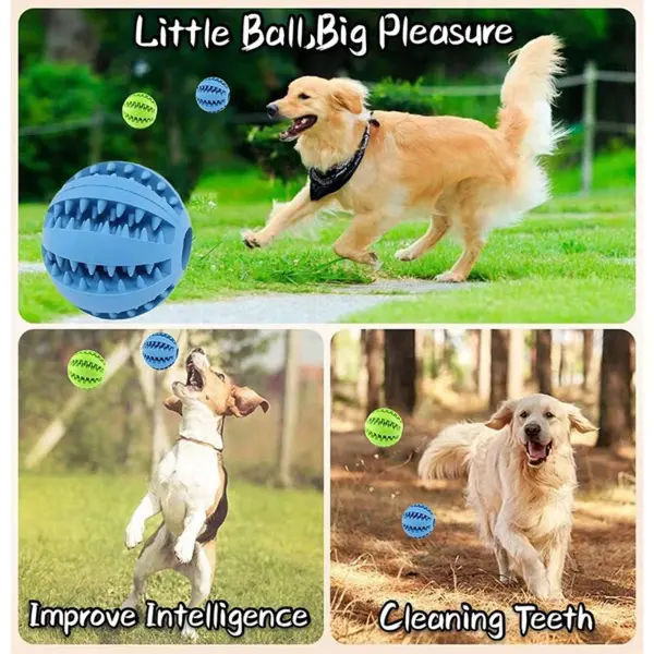 Hund Spielzeug Ball Interaktive Gummi Bälle Welpen Kauen Spielzeug Haustier Zahn Reinigung Ball Katzen Haustiere Lebensmittel Behandeln Feeder Silikon Bälle Spielzeug - Image 16