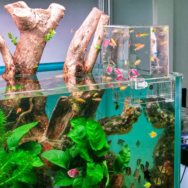 Aquarien Unterdruck Aquarium Klare Luft Aquarium Extender Ökologische Landschaftsbau Dekoration Aquarium Schüssel Isolierung - Image 9