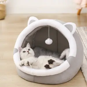 Katzen-Cottage, Katzen-Haustierstreu, halbgeschlossener Zwinger, Katzenhaus, Heimtierbedarf, kleine und mittelgroße Hunde sind universell für alle Jahreszeiten