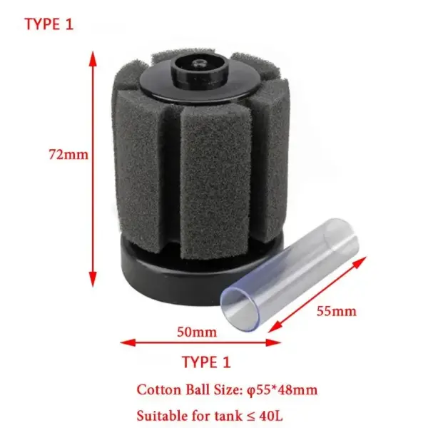 Aquarium Filter Schwamm Aquarium Fisch Luftpumpe Skimmer Biochemischer Schwamm Filterfiltration Aquatische Wasserreinigung - Image 15