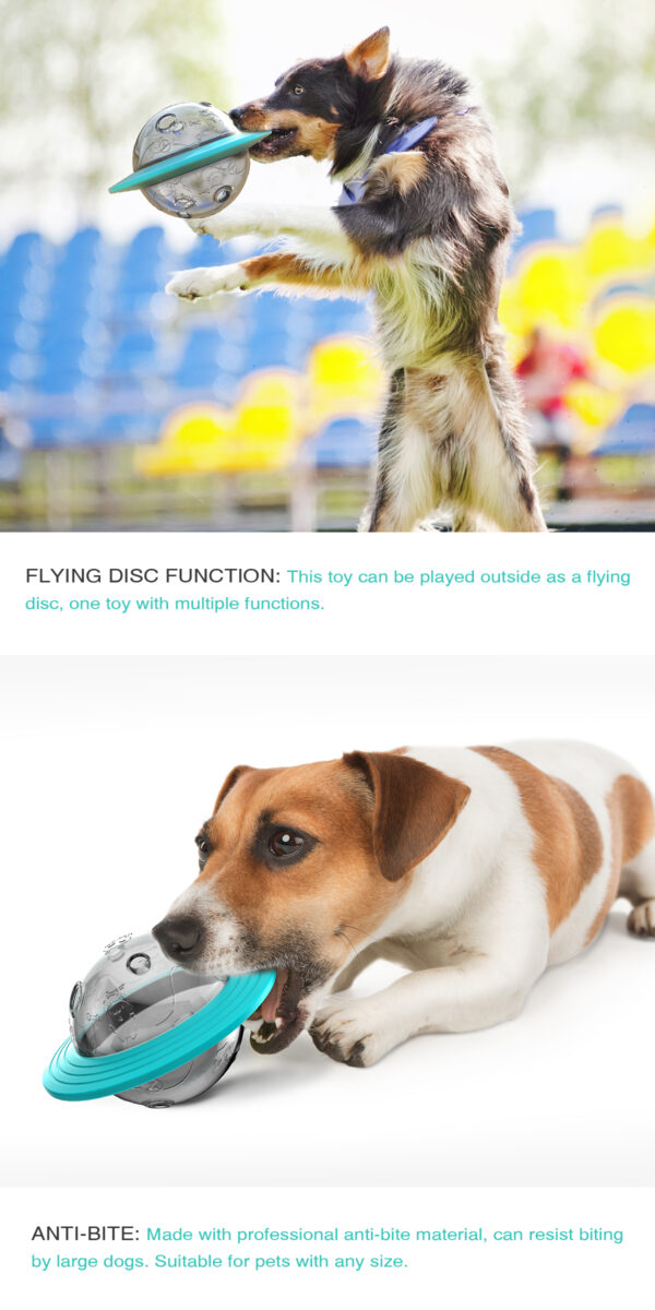 Interaktiver Leckerli-Ball für Hunde zum Auslaufen von Speisen für kleine und große Hunde. Verbessern Sie das IQ-Trainingsspielzeug. Dackel-Spielzeug für Welpen mit langsames Futter - Image 14