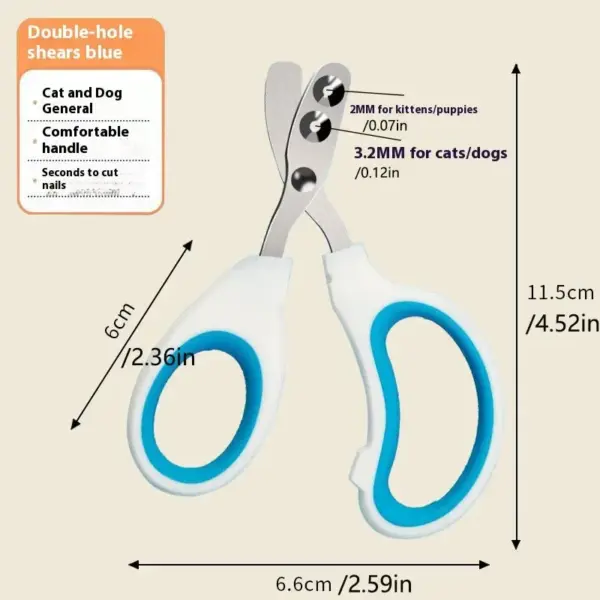 1PC Katze Nagelknipser Mit Runden Löchern Haustier Hund Und Katze Nagelknipser Anti-bleeding Katze Nagelknipser Anti-unfall Verletzungen - Image 8