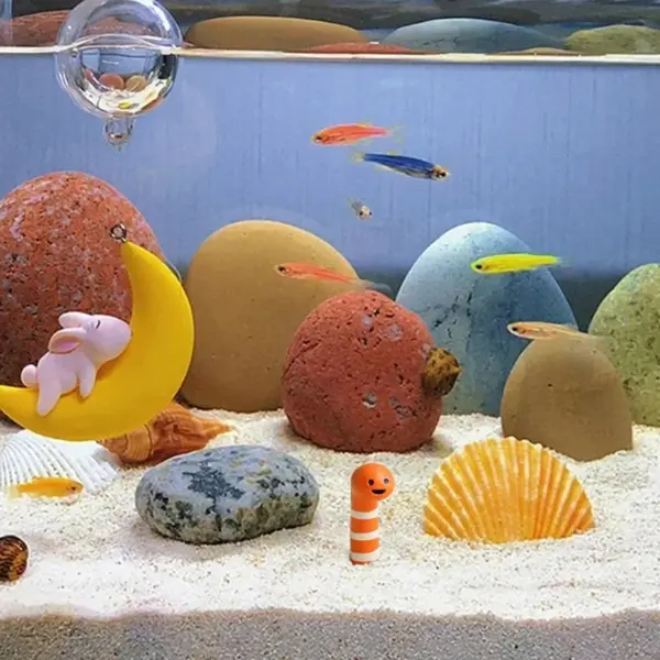 2 Pcs/set Aquarium Decor Accessories Cute Animal Bookshelf Decoration Home Decoration Landscaping Ornament Fish Tank Decoration - Image 5