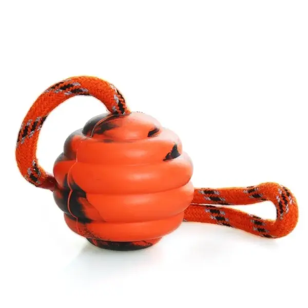 Hunde ball Spielzeug Hüpfburg Gummiball Kau spielzeug Haustier Hund Spielzeug ball mit Schnur interaktives Spielzeug für große Hund Welpen Spiele Spielzeug - Image 3