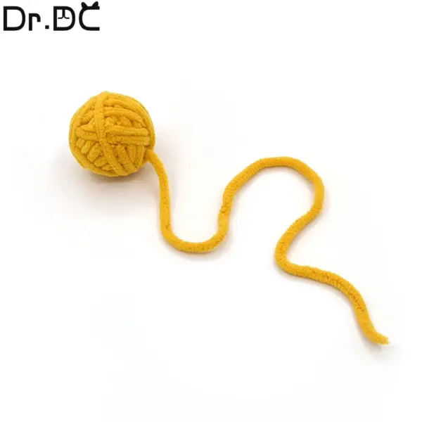 Dr.DC Katzenspielzeug für Haustiere sind selbstunterhaltend, zum Kauen und Necken von Katzen, Spielzeugbälle aus farbiger Wolle, Hundezubehör, Zappelspielzeug für Katzen, Zubehör - Image 4