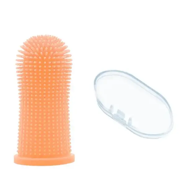 Hund Super Weiche Haustier Finger Zahnbürste Zähne Reinigung Atem Pflege Ungiftige Silikon Zahnbürste Katze Hund Zahnbürste Haustier Produkte - Image 7