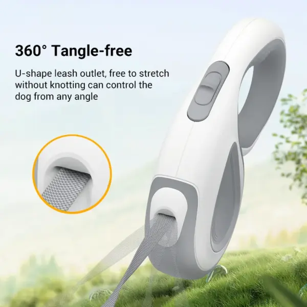 ROJECO Retractable Dog Leash Automatic 5M Extendable Rope For Outdoor Travel Walking Hiking Running Dog Pet Lead Traction Rope - Image 4