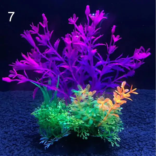 Aquarium decoration a variety of simulated plants aquatic plants aquatic plants aquarium plants decorative products - Image 7