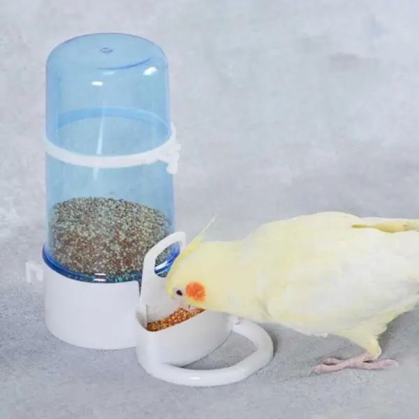 Automatic Bird Feeder Bird Water Drinker with Clip Pet Birds Water Dispenser Hanging Water Bottle Food Bowl For Parrot Bird Cage - Image 4