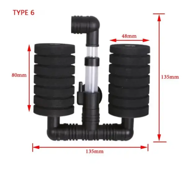 Aquarium Filter Schwamm Aquarium Fisch Luftpumpe Skimmer Biochemischer Schwamm Filterfiltration Aquatische Wasserreinigung - Image 19