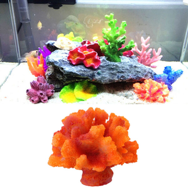 Artificial Resin Coral Mini Aquarium Fish Tank Decorations Underwater Ornament - Image 14