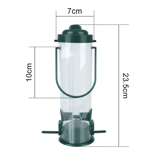 Wild Bird Seed Feeder Pet Supplies Hanging Garden Paddock Bird Feeding Tool Bird Feeder Outdoor Decoration - Image 6