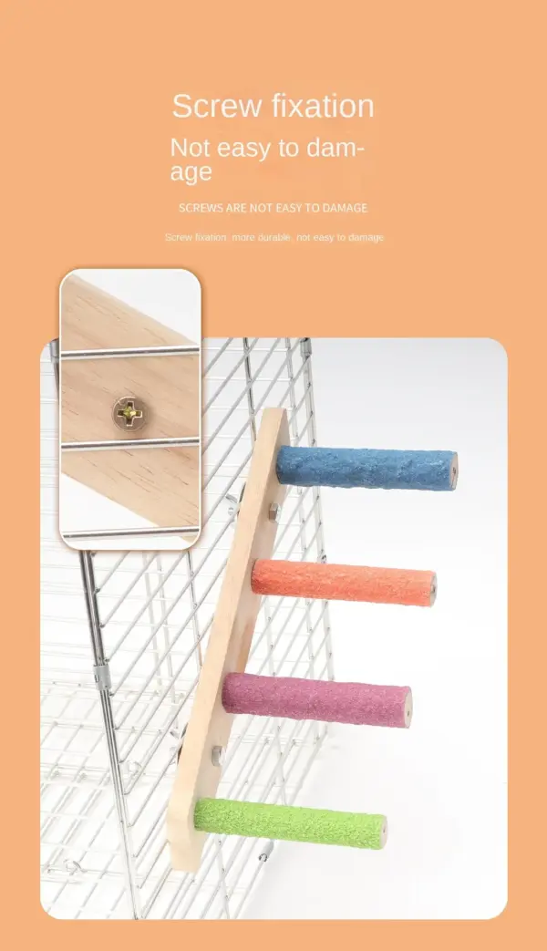 4/6/8 Step Bird Climbing Ladder Pet Interactive Ladder Parrot Grinding Claws and Teeth Climbing Toy Interactive Bird Accessories - Image 19