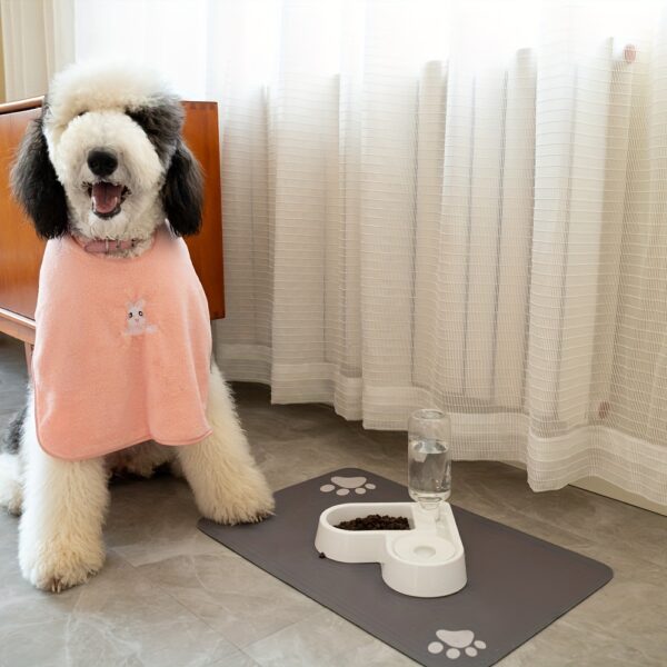 1pc Two-in-One Automatic Pet Feeder For Cats And Dogs - Convenient Food And Water Dispenser Christmas Gift - Image 5